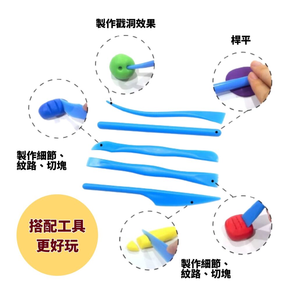 introduction of 5 clay tools