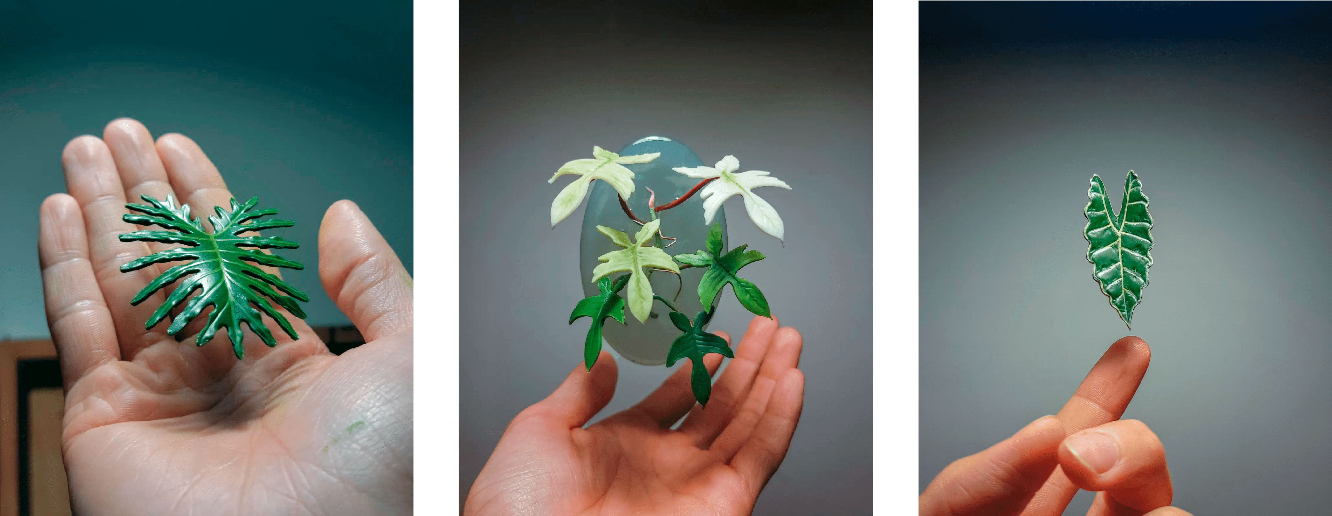 達人秀｜仿真觀葉植物黏土模型－天南星工藝